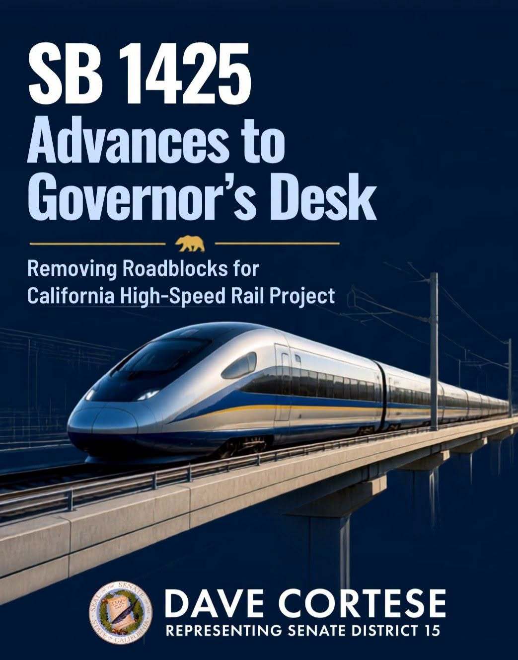 Train Rails Different Way Legislature Sends High-Speed Rail Right-of-Way Bill to Newsom ...