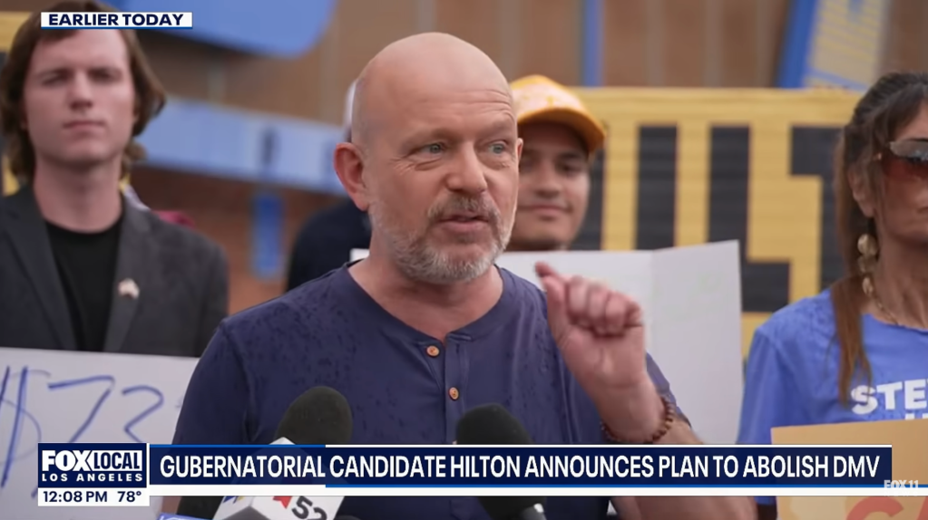 Steve Hilton’s Plan to Abolish the DMV and Slash Fees Is Not a Serious Proposal