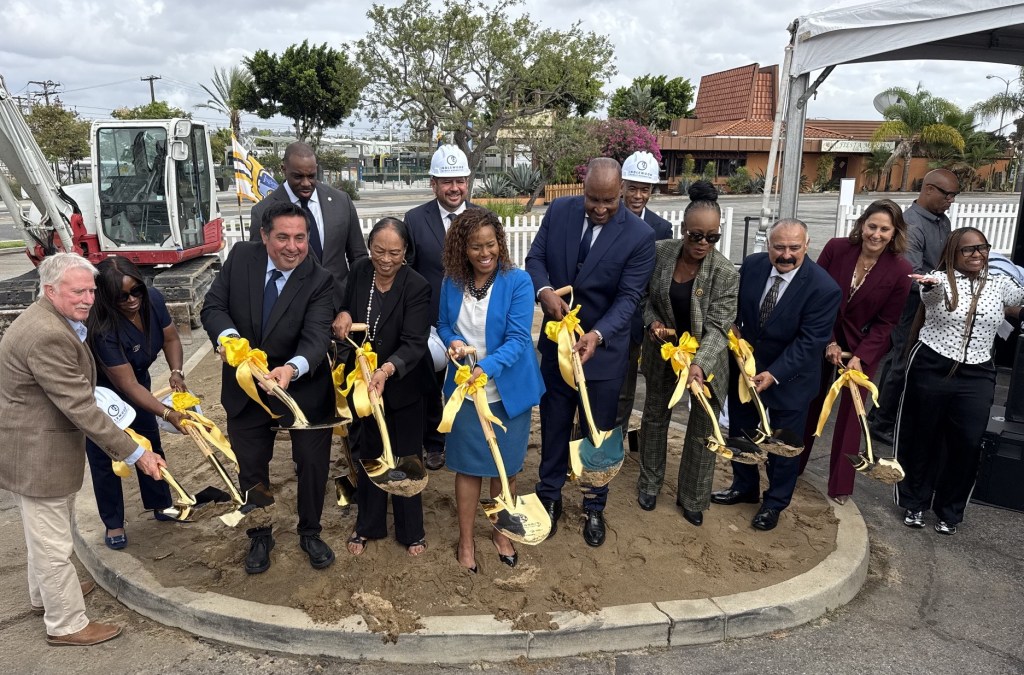 Inglewood Transit Connector Breaks Ground