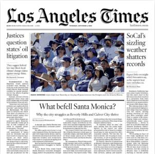 Tuesday’s Headlines