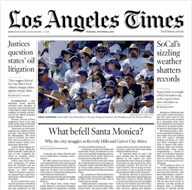Tuesday’s Headlines